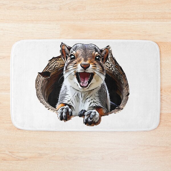 Item preview, Screaming squirrel designed and sold by TuyaArts.