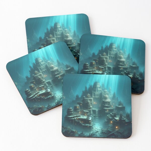 Item preview, Underwater ancient mystical city  designed and sold by geymir.