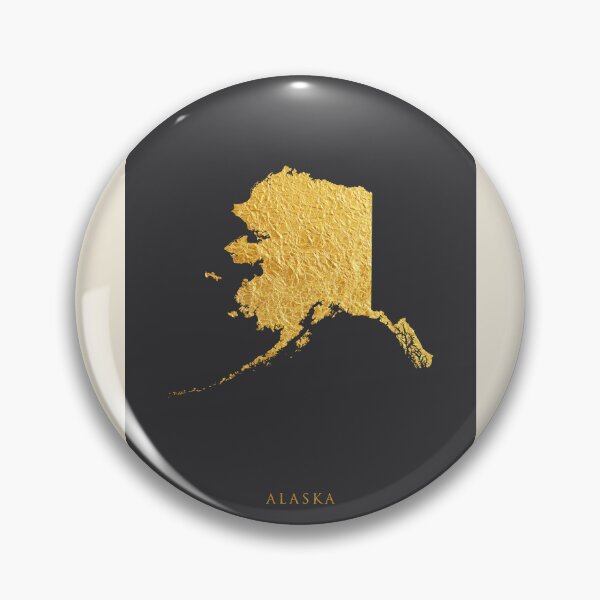 Item preview, Alaska Gold Map designed and sold by ArtPrints.