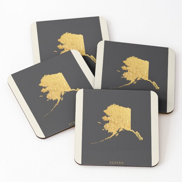 Item preview, Alaska Gold Map designed and sold by ArtPrints.