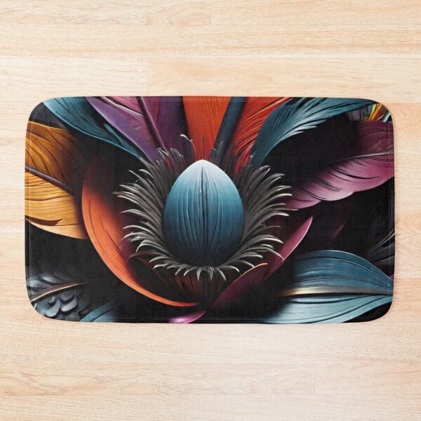 Item preview, Colorful feathers painting  designed and sold by Chantel Fourie.