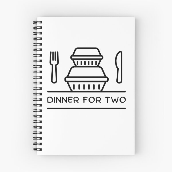 Item preview, Cena para dos – cajas para llevar tenedor cuchillo designed and sold by wejollydigitals.