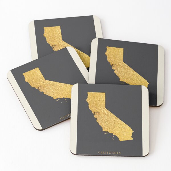 Item preview, California Gold Map designed and sold by ArtPrints.