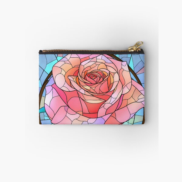 Item preview, Pink Rose design glass stained design - mosaic designed and sold by octoboobs.