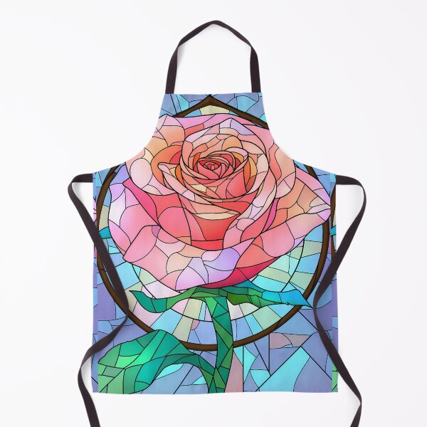 Item preview, Pink Rose design glass stained design - mosaic designed and sold by octoboobs.