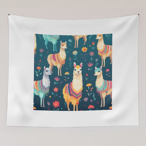 Item preview, Beauty lama kids pattern designed and sold by SmileshareShop.