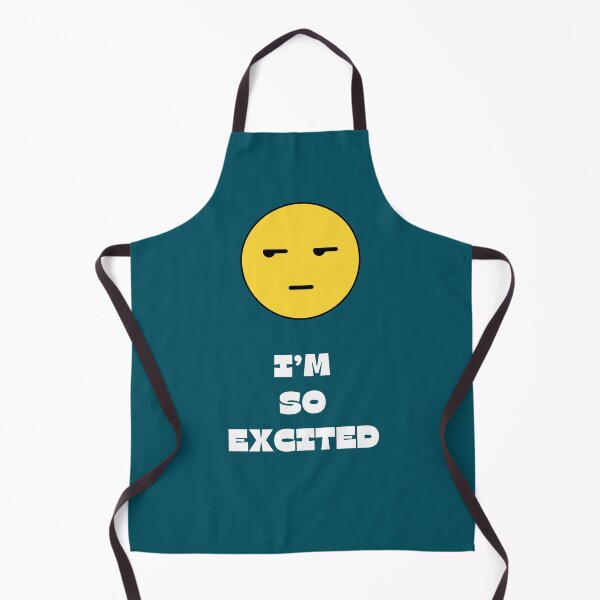 Item preview, I'm So Excited, Bored Face designed and sold by Gagamu.