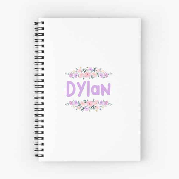 Item preview, Purple Flower Dylan Name Label designed and sold by NormadWorld.