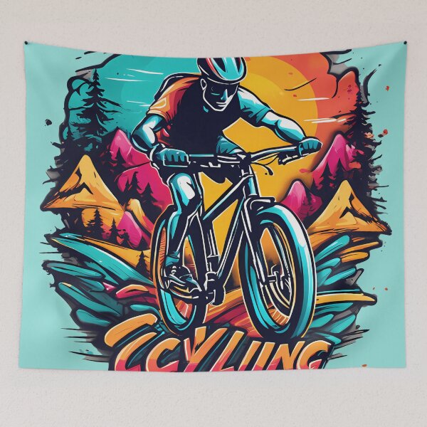 Item preview, Pedal Power: Embark on Epic Adventures with Cycling designed and sold by VectorVortex.