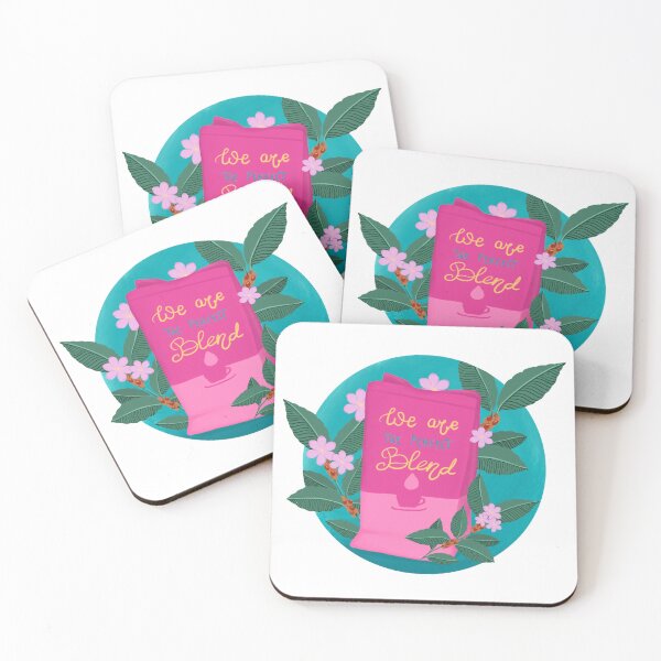 Item preview, Coffee love valentines sticker, we are the perfect blend, matching designed and sold by BosskaDesign.