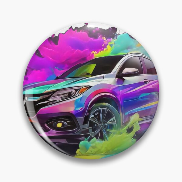 Item preview, Psychedelic Honda HR-V Sticker (840) designed and sold by WASjourney.