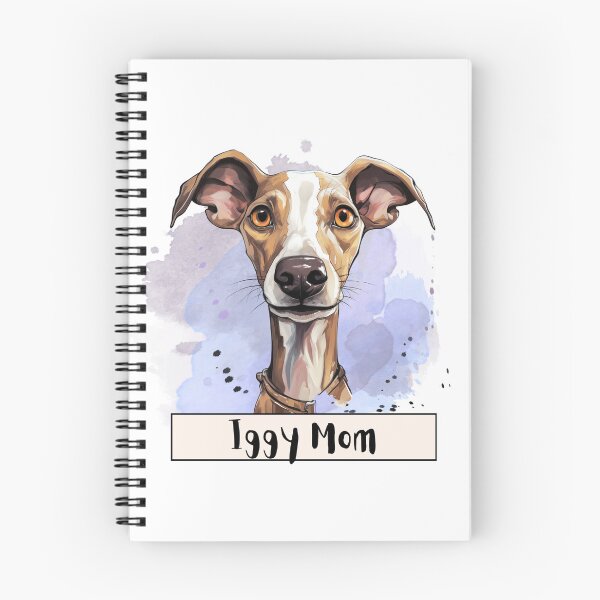 Aperçu de l'œuvre Iggy Mom Italian Greyhound dog flat illustration créée et vendue par Sleek Sketch Studio.