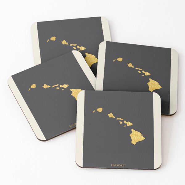 Item preview, Hawaii Gold Map designed and sold by ArtPrints.