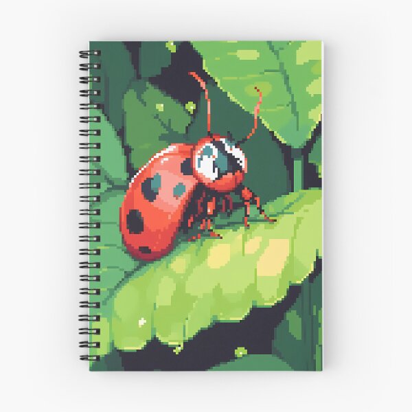 Item preview, Adorable curious Ladybug- Pixel art designed and sold by octoboobs.