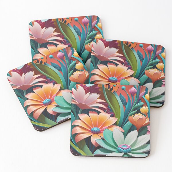Item preview, Colorful flowers painting  designed and sold by Chantel Fourie.