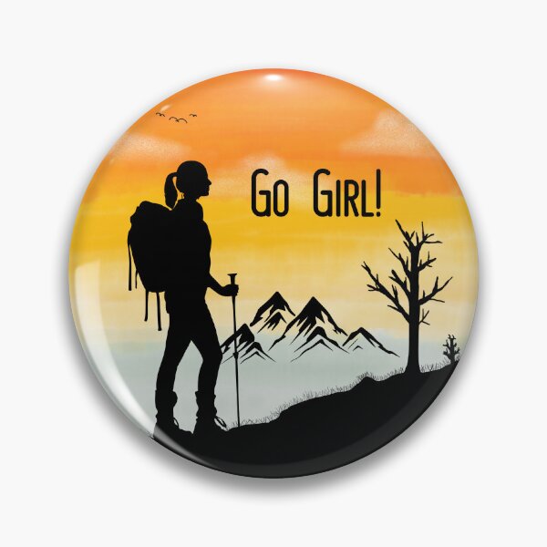 Item preview, Go Girl Hiking designed and sold by trendingatees.