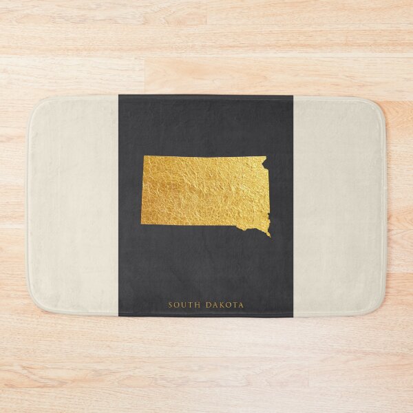 Item preview, South Dakota Gold Map designed and sold by ArtPrints.