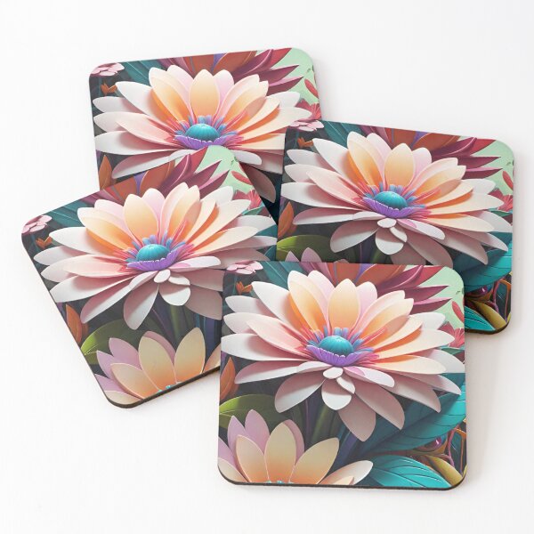 Item preview, Colorful flowers painting  designed and sold by Chantel Fourie.