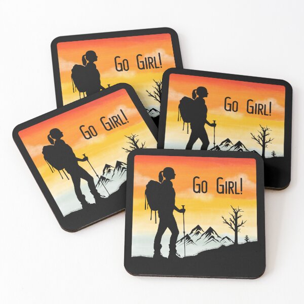 Item preview, Go Girl Hiking designed and sold by trendingatees.