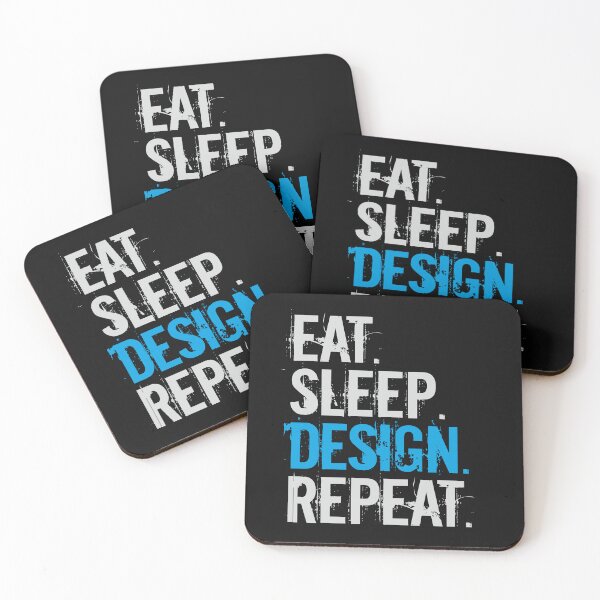 Item preview, Graphic Designer Funny Eat Sleep Design Repeat Graphic Designer designed and sold by alenaz.