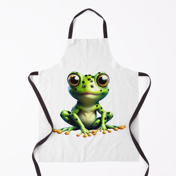 Item preview, Cute baby green frog ilustration designed and sold by Inspyralia.