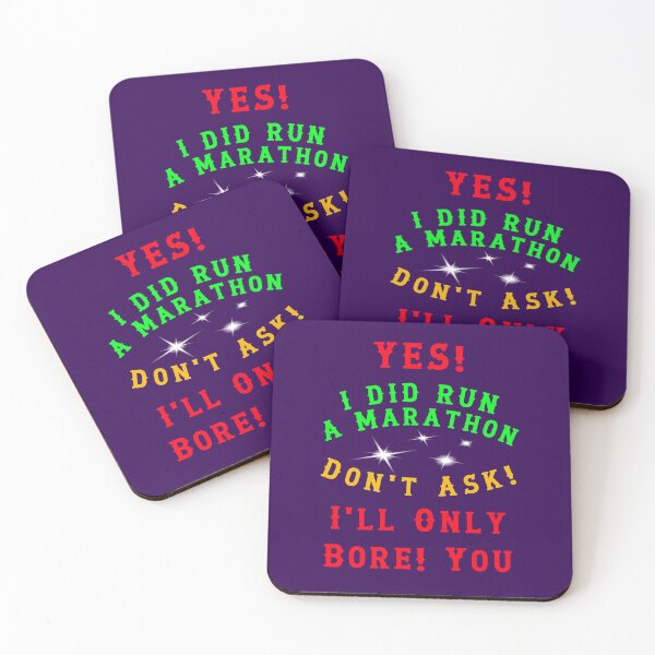 Item preview, YES - I Did Run A Marathon designed and sold by AlienAlmanac.