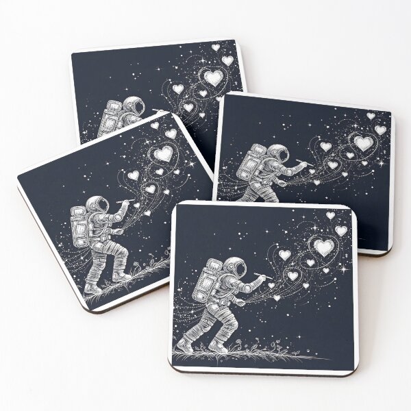 Item preview, Astronauts are full of love designed and sold by yumi86.