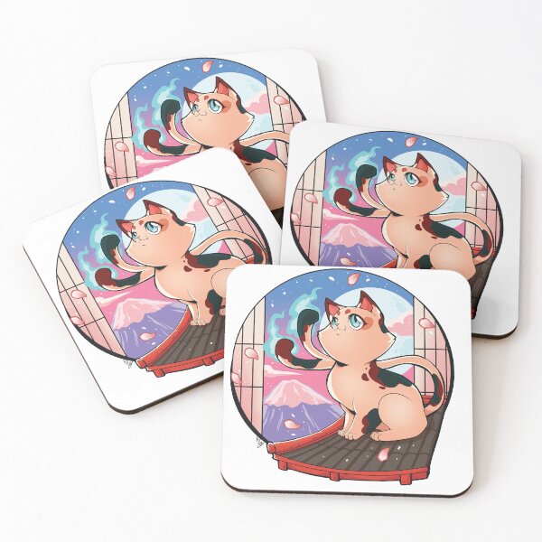 Item preview, Nekomata and the Fuji designed and sold by Puurrfectly.