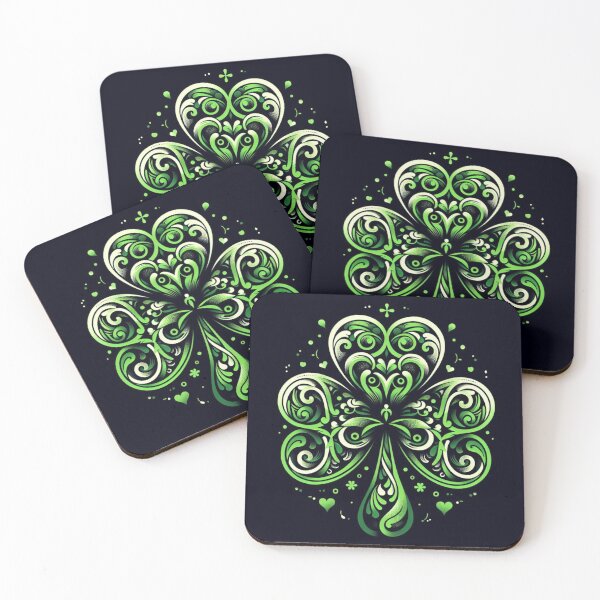 Item preview, Intricate Irish Shamrock design designed and sold by geymir.