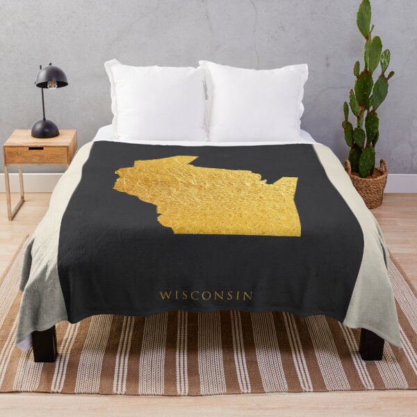 Item preview, Wisconsin Gold Map designed and sold by ArtPrints.