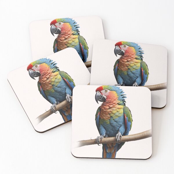 Item preview, Brightly colored parrot designed and sold by Mo-rx.