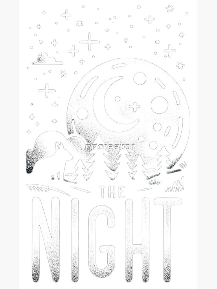 Thumbnail 3 of 3, Poster, Night Life designed and sold by nncreator.