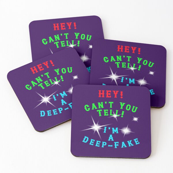 Item preview, HEY - Cant You Tell - I Am A Deep Fake designed and sold by AlienAlmanac.