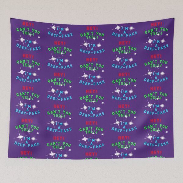 Item preview, HEY - Cant You Tell - I Am A Deep Fake designed and sold by AlienAlmanac.