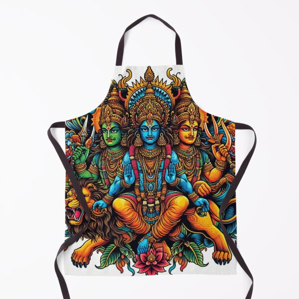 Item preview, "Vibrant Reverence: Animated Deities in Indian Artistry" designed and sold by zenithcollectiv.