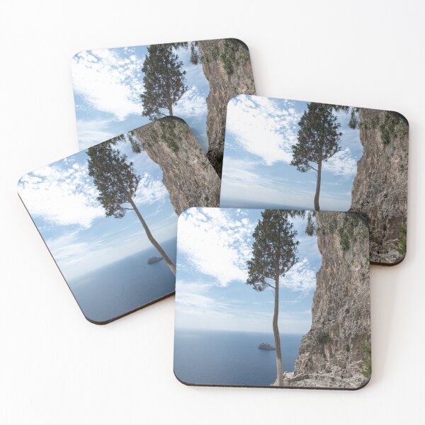 Item preview, Cliffside, Lone Tree, Cliff over Ocean designed and sold by IdoFriedmanArt.