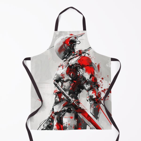 Item preview, Cyborg samurai designed and sold by HappyCloudart.