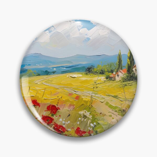 Item preview, Abstract Landscape Oil Painting  designed and sold by ArtWanderDesign.