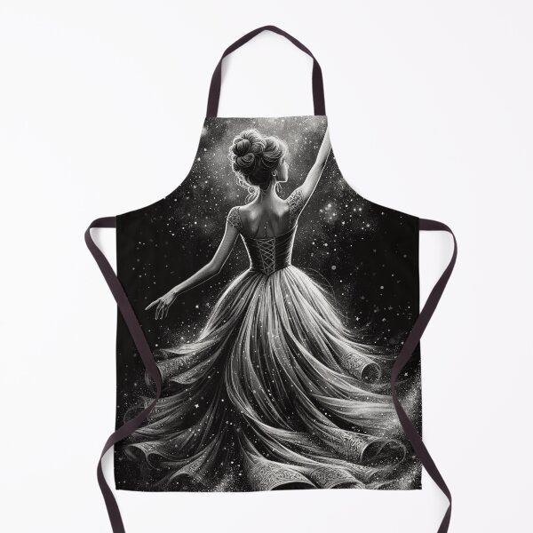Item preview, Stardust Waltz - Charcoal Ballgown Art designed and sold by RuyaFab.