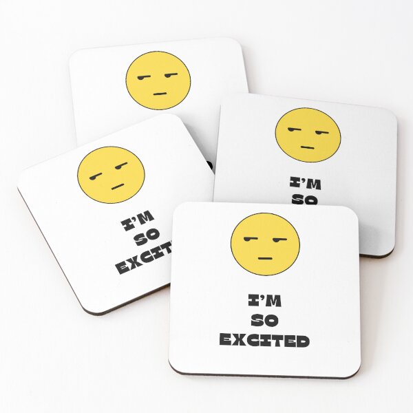 Item preview, I'm So Excited, Emoji  designed and sold by Gagamu.