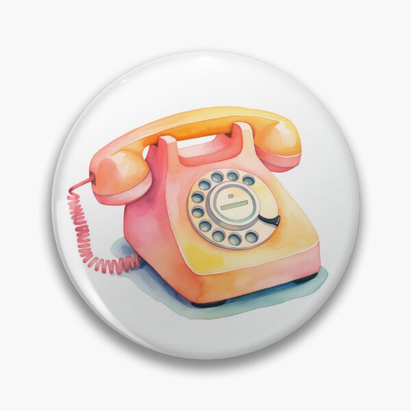 Item preview, Old phone designed and sold by tasiawatercolor.