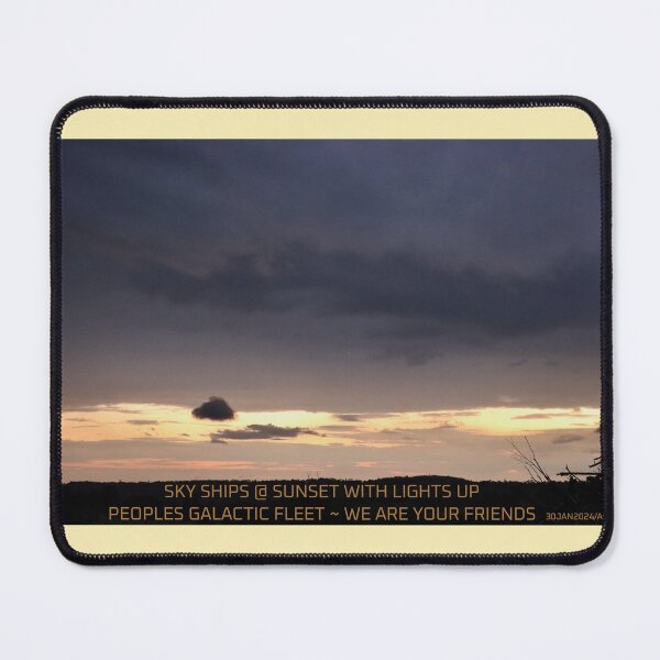 Item preview, SKY SHIPS @SUNSET WITH LIGHTS UP designed and sold by GalacticFleet.
