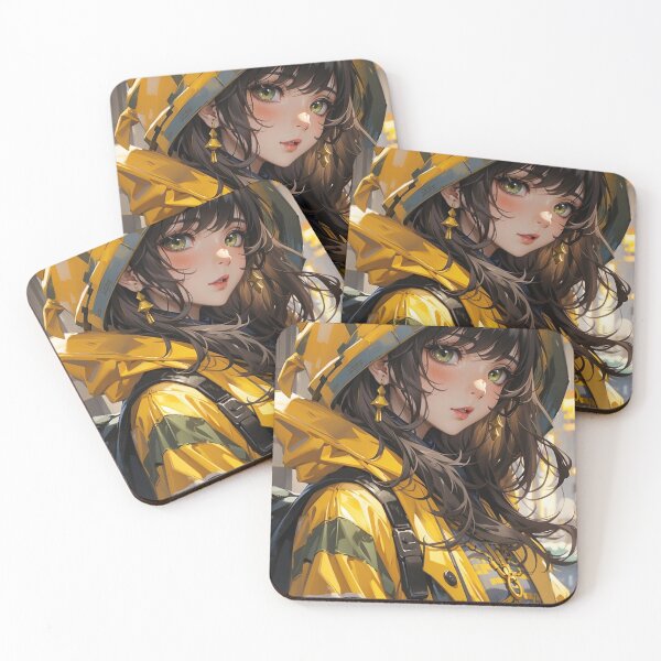 Item preview, anime girl wearing Raincoat designed and sold by ShiroStore.
