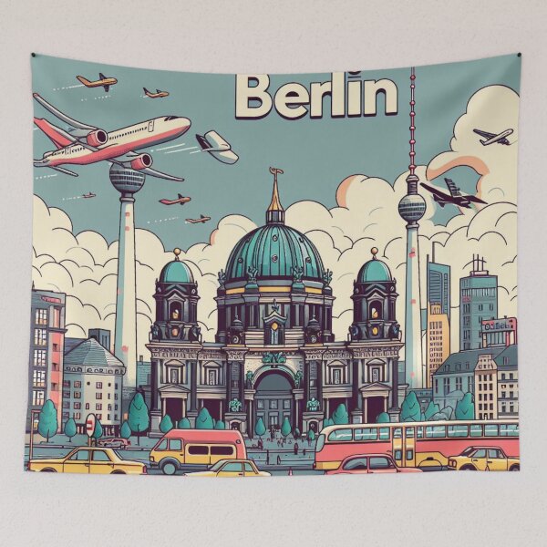 Item preview, Vintage Animated Berlin Symbolic Attractions designed and sold by Gaborai.