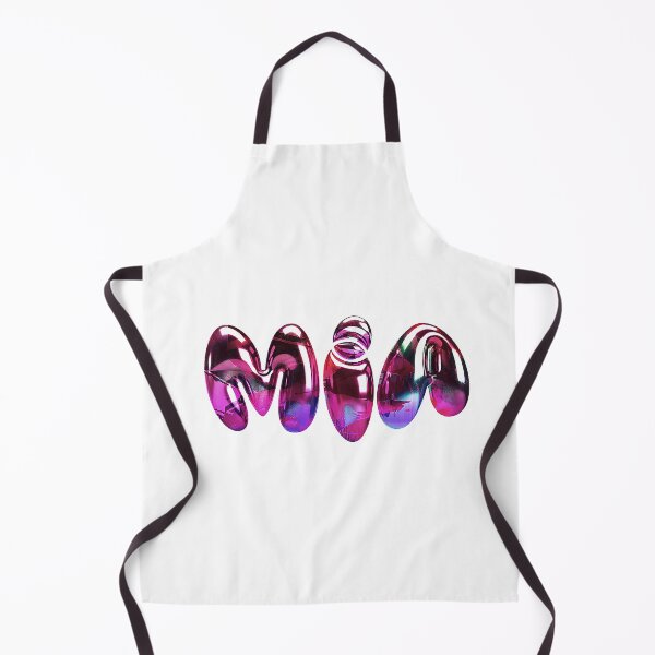 Item preview, Mia, font, 3d, metallic, pink, balloon designed and sold by theherbst131313.