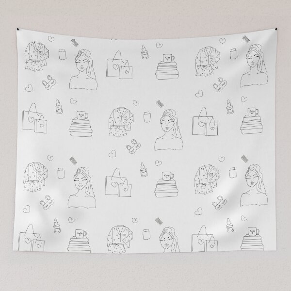 Item preview, coloring page, girly,  designed and sold by Meghaillustrat.