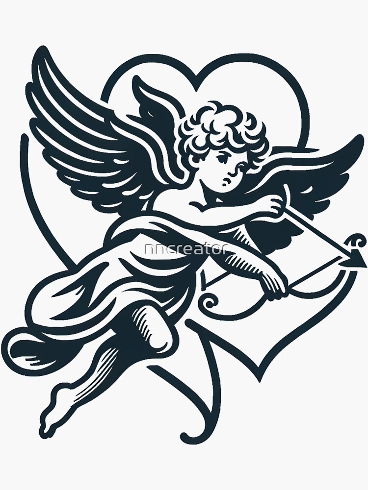Thumbnail 3 of 3, Sticker, I am Cupid designed and sold by nncreator.