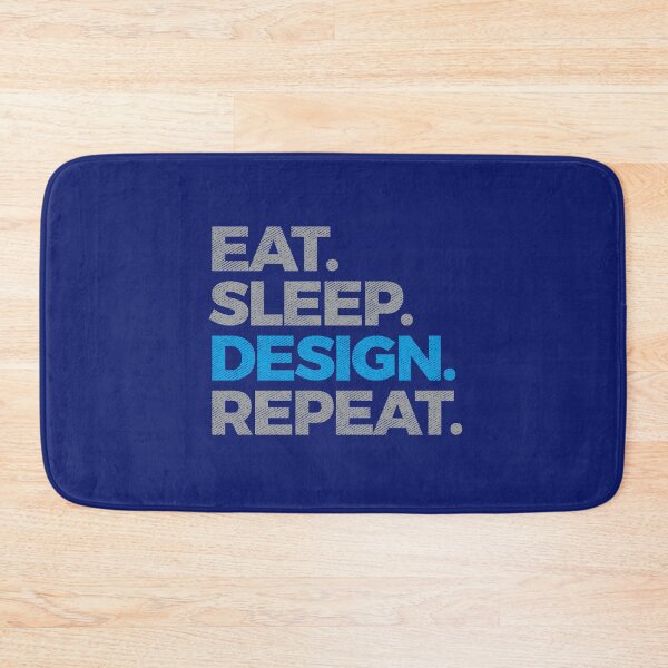 Item preview, Designer Saying Eat Sleep Design Repeat Funny Designing Life designed and sold by alenaz.