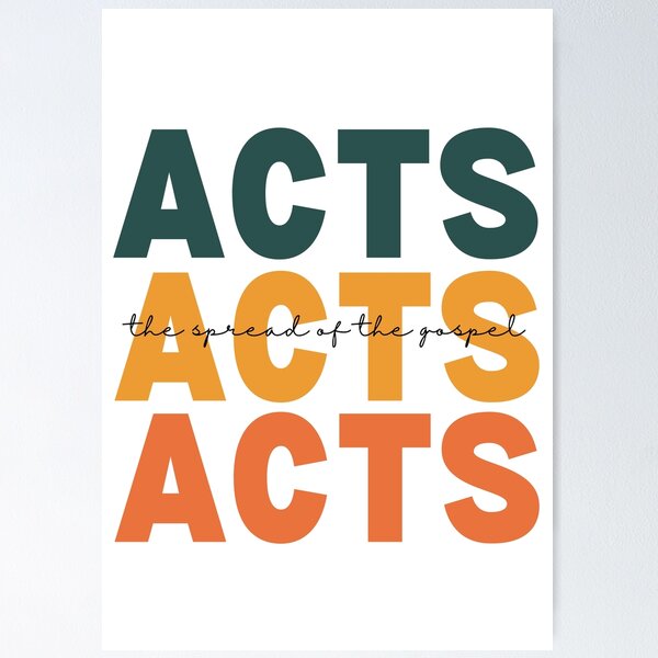 Item preview, Acts Book of the Bible designed and sold by Jesil Dacay.