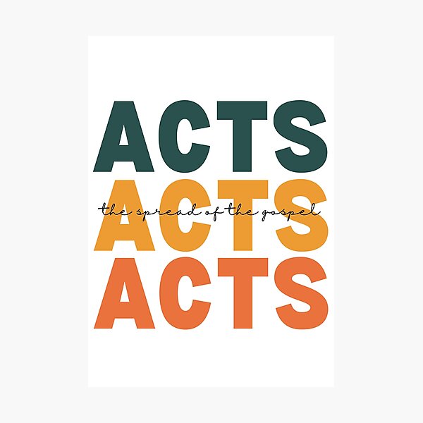 Item preview, Acts Book of the Bible designed and sold by Jesil Dacay.